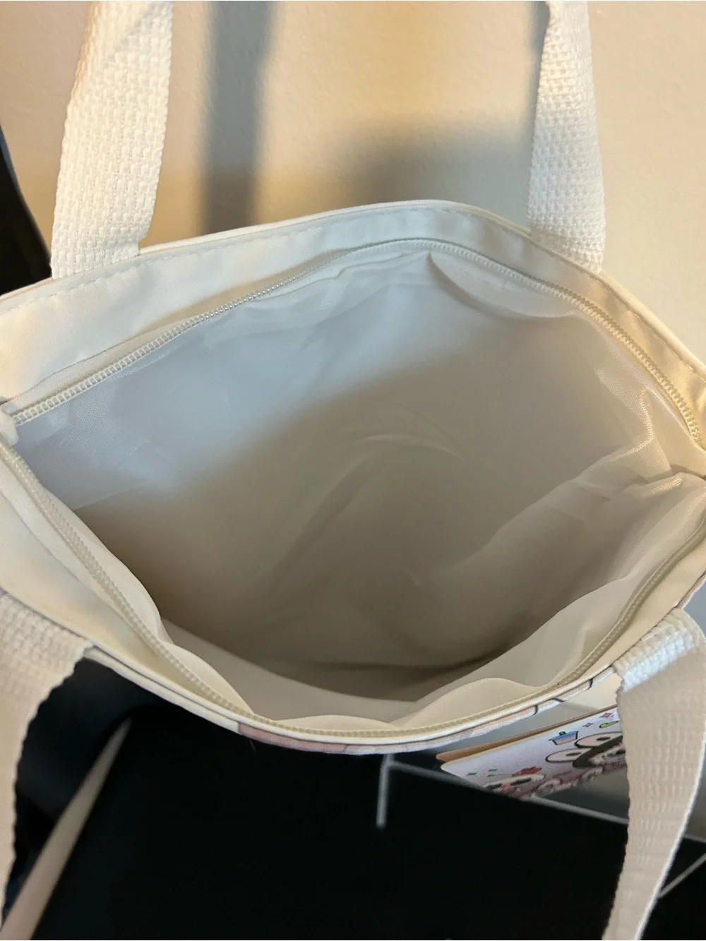 Labubu backpack and canvas bag